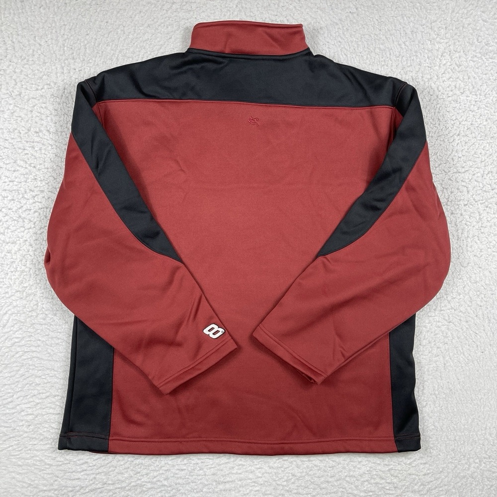 Chase Authentics Pullover Mens Large Dale Earnhardt Jr 8 Nascar Racing 1/4 Zip - Picture 2 of 14